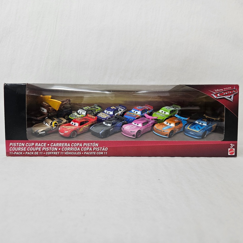 Disney Pixar Cars Piston Cup Race 11-Pack Die-Cast Vehicle Set Mattel GDD12 2018